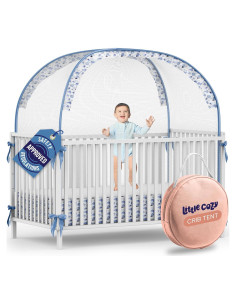 Carpa para Cuna Little Cozy Azul - Dosel Plegable 140x70 cm