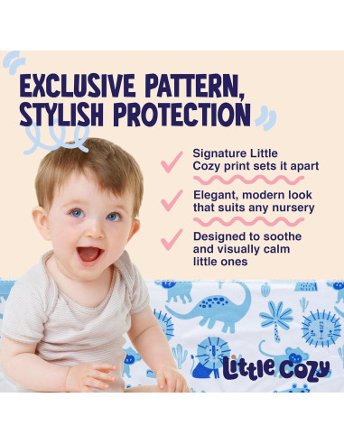 Carpa para Cuna Little Cozy Azul - Dosel Plegable 140x70 cm