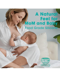 Escudo de Pezón CheriBaby Silicona Grado Alimenticio S-17mm 2