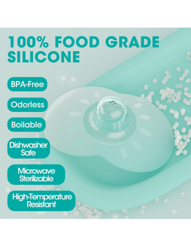 Escudo de Pezón CheriBaby Silicona Grado Alimenticio S-17mm