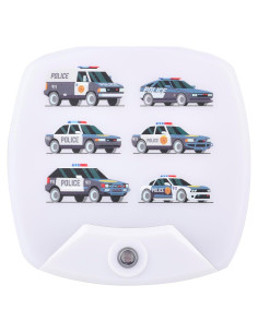 Luz Nocturna LED Omeet Coche de Dibujos Animados - 2 Unidades