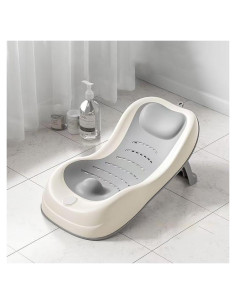 Soporte de Baño PandaEar Plegable para Bebés 0-6 Meses Gris