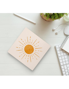 Cartel de Madera KU-DaYi Naranja 12.7x12.7 cm Decorativo 2