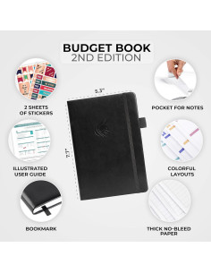 Clever Fox Budget Book 2.0 - Planificador Financiero Compacto Negro 2