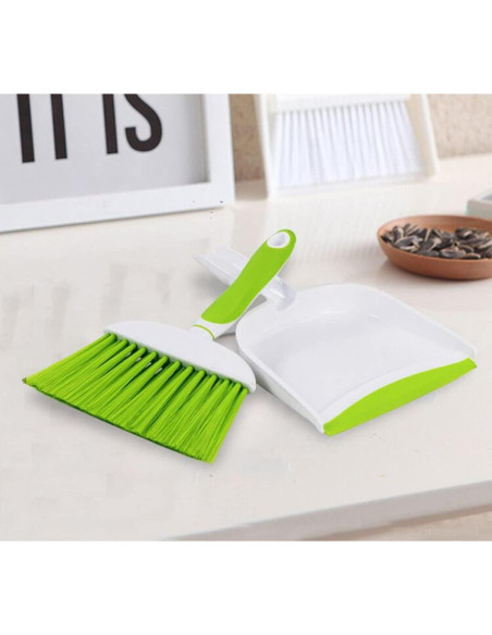 Juego de Escoba y Recogedor Mini BSMstone Azul 16x24 cm