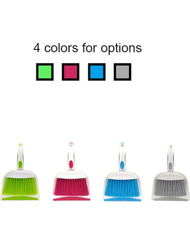 Juego de Escoba y Recogedor Mini BSMstone Azul 16x24 cm