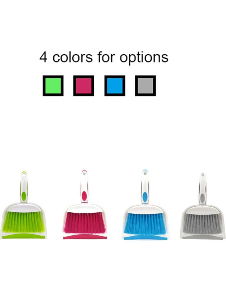 Juego de Escoba y Recogedor Mini BSMstone Azul 16x24 cm