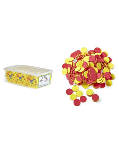 Kit de Relojes Engranados hand2mind para Aula (24 Pzs) y Contadores (200 Pzs)