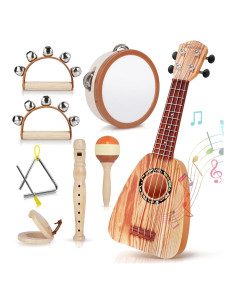 Juego de Guitarra Vanplay para Niños 7 Piezas Musicales