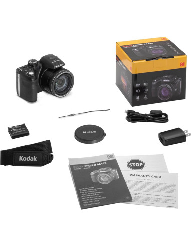 Cámara Digital Kodak PIXPRO AZ425 20MP Zoom 42x + Funda + 128GB