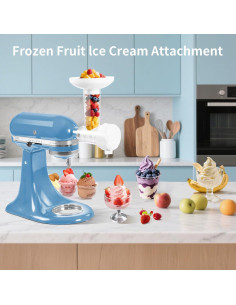 Accesorio de Helado MEILEYII para Batidora Kitchenaid - Sorbete y Yogur Saludable 2