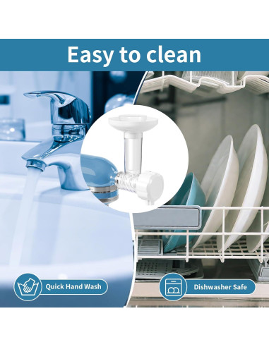 Accesorio de Helado MEILEYII para Batidora Kitchenaid - Sorbete y Yogur Saludable