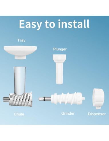 Accesorio de Helado MEILEYII para Batidora Kitchenaid - Sorbete y Yogur Saludable