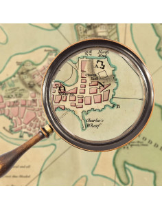 Mapa Guerra Revolucionaria Boston 1775 - Impresión Museo 40x60 cm 2