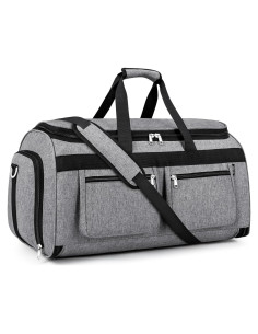 Bolsa de viaje tipo duffel IBFUN 2 en 1 para ropa y zapatos