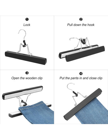 Perchas de Madera Antideslizantes TOPIA HANGER 12 Unidades