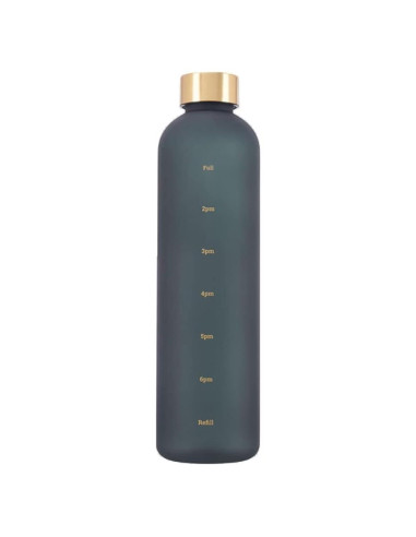 Botella de Agua Eforcase 1L con Marcador de Tiempo Antideslizante