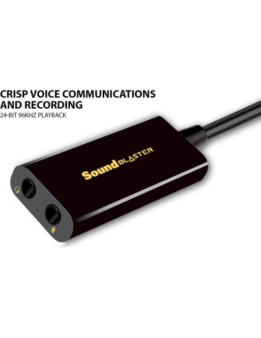 Adaptador de Sonido USB Externo Creative Sound Blaster Play! 3 24-Bit