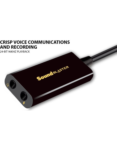 Adaptador de Sonido USB Externo Creative Sound Blaster Play! 3 24-Bit