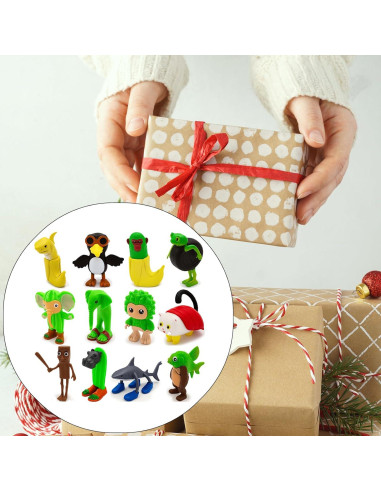 12 Figuras de Acción Brainrot Italiana Coleccionables TJLMCORP