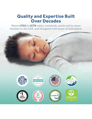 Colchón Híbrido Sealy Baby Posturepedic Grace 132x71 cm