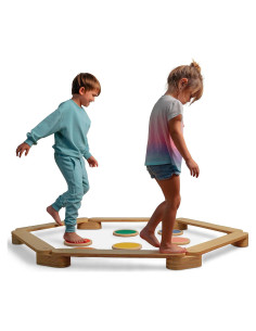 Viga de Equilibrio Avenlur Majesty con Piedras de Paso