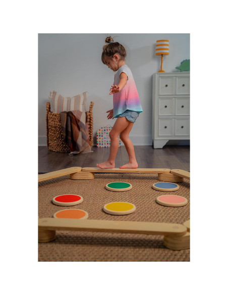 Viga de Equilibrio Avenlur Majesty con Piedras de Paso