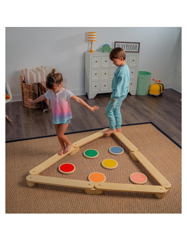 Viga de Equilibrio Avenlur Majesty con Piedras de Paso