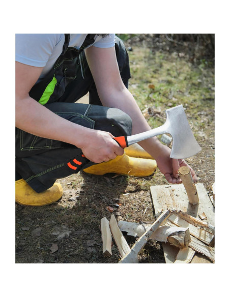 Hacha de Camping WICING 35 cm Acero Alto Carbono con Funda