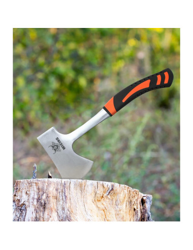 Hacha de Camping WICING 35 cm Acero Alto Carbono con Funda