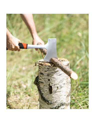 Hacha de Camping WICING 35 cm Acero Alto Carbono con Funda