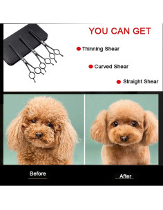 Tijeras de Aseo Profesional Dream Reach 17.78 cm Curvas y Rectas 2