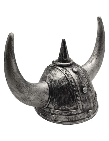 Casco Vikingo con Cuernos LOOYAR para Halloween 21 cm