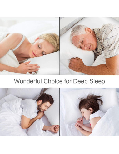 Funda de Almohada de Seda 100% Asmork Estándar 50x66 cm