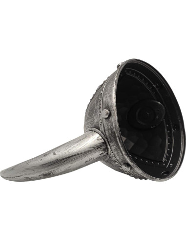 Casco Vikingo con Cuernos LOOYAR para Halloween 21 cm