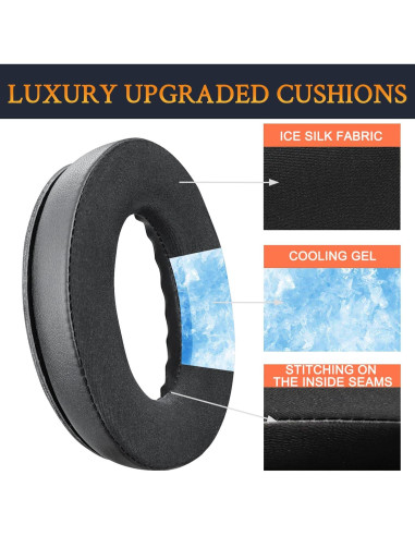 Almohadillas de Gel Refrigerante SoloWIT para Auriculares Bose QC35 II