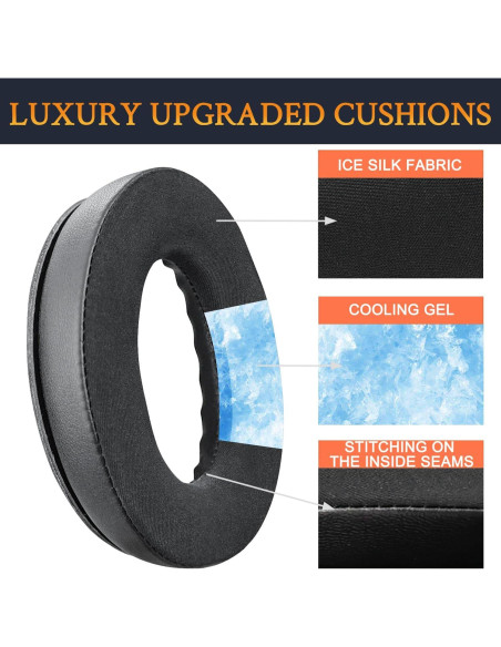 Almohadillas de Gel Refrigerante SoloWIT para Auriculares Bose QC35 II