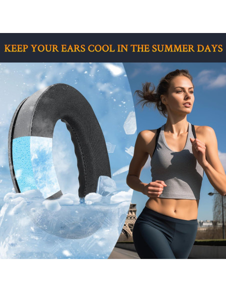 Almohadillas de Gel Refrigerante SoloWIT para Auriculares Bose QC35 II