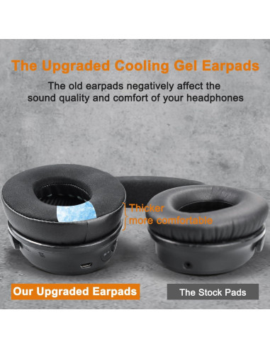 Almohadillas de Gel Refrigerante SoloWIT para Auriculares Bose QC35 II