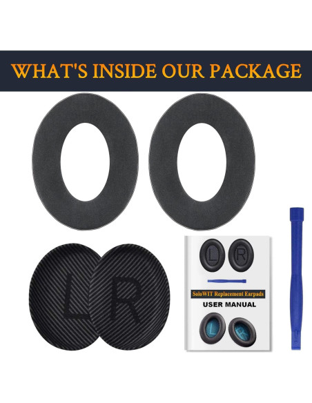 Almohadillas de Gel Refrigerante SoloWIT para Auriculares Bose QC35 II