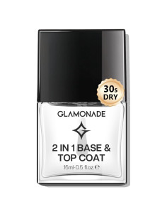 Base Top Coat Esmalte de Uñas 2 en 1 MRV 59g Secado Rápido