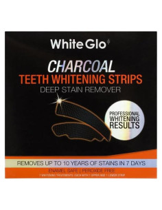 Tiras Blanqueadoras White Glo Carbón Activado - 7 Usos