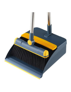Juego de Escoba y Recogedor CYANLUX, Mango Extensible 139.7 cm