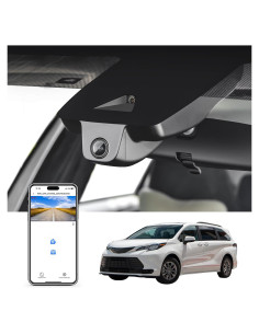 Cámara Dash 4K Mangoal para Toyota Sienna 2021-2025, WiFi