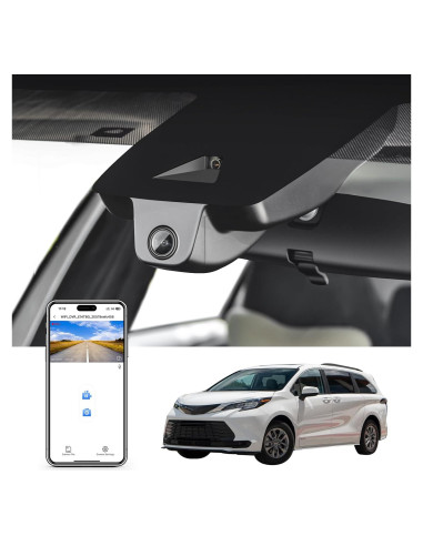 Cámara Dash 4K Mangoal para Toyota Sienna 2021-2025, WiFi