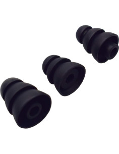 Puntas de oído de triple flanja Motanar - 6 pares S/M/L 2