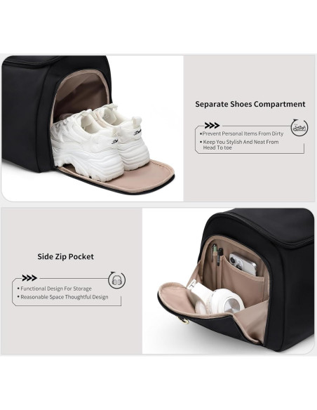 Bolsa de Viaje Convertible GOLF SUPAGS para Mujeres - Negro