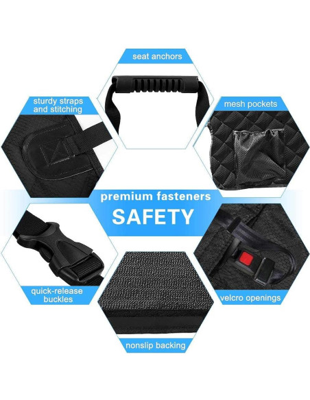 Funda de Asiento para Perros Popbark - Impermeable 124x140 cm