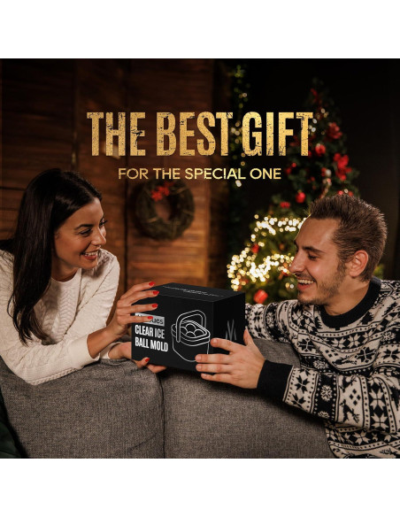 Molde para Hielo en Bola Mooues 2.4" Silicona Negra