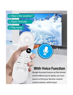Control Remoto por Voz AieSHOP para Google Chromecast 4K 2